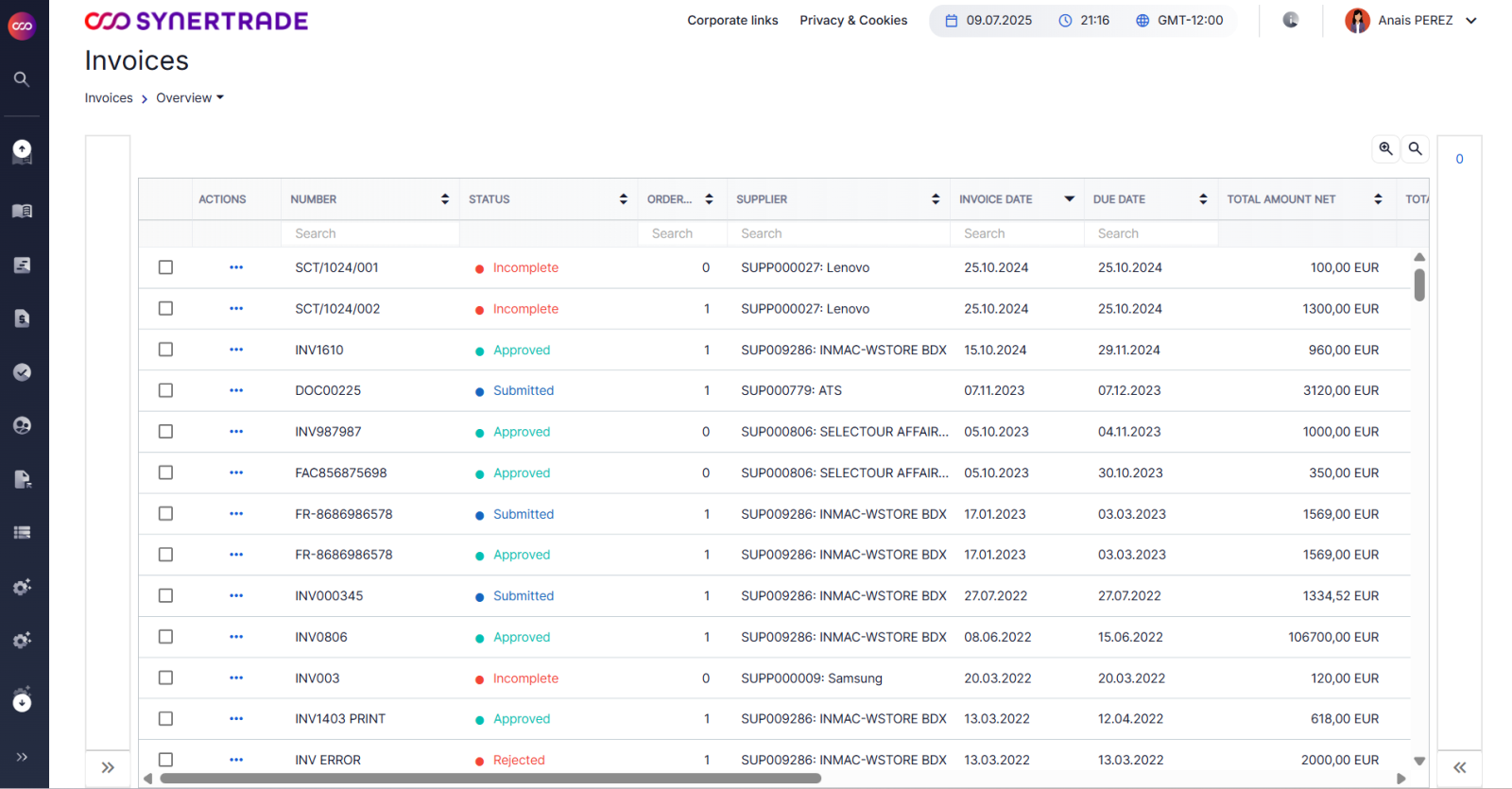 INvoicing Synertrade 5